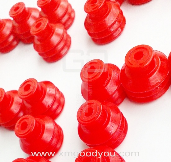 изготовленные на заказ красные резиновые силиконовые заглушки 